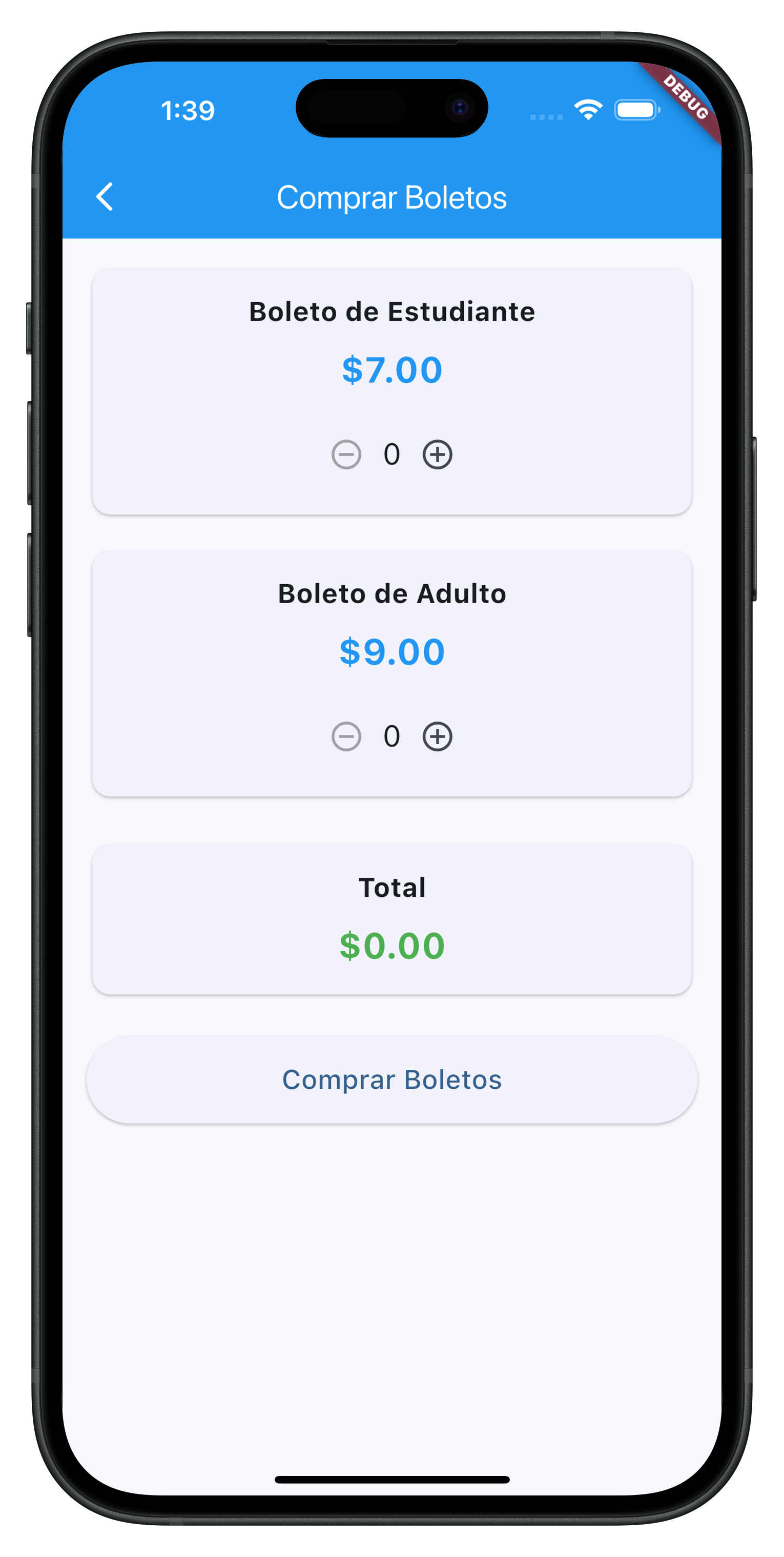 MobiPass - Visualizando compra de boletos